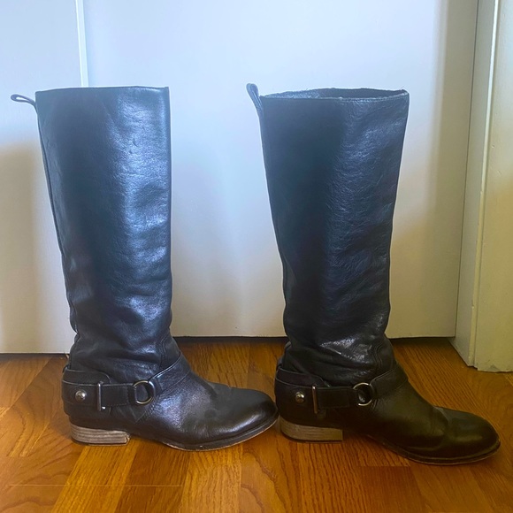 Coach Natale Black Riding Boots - Picture 4 of 8